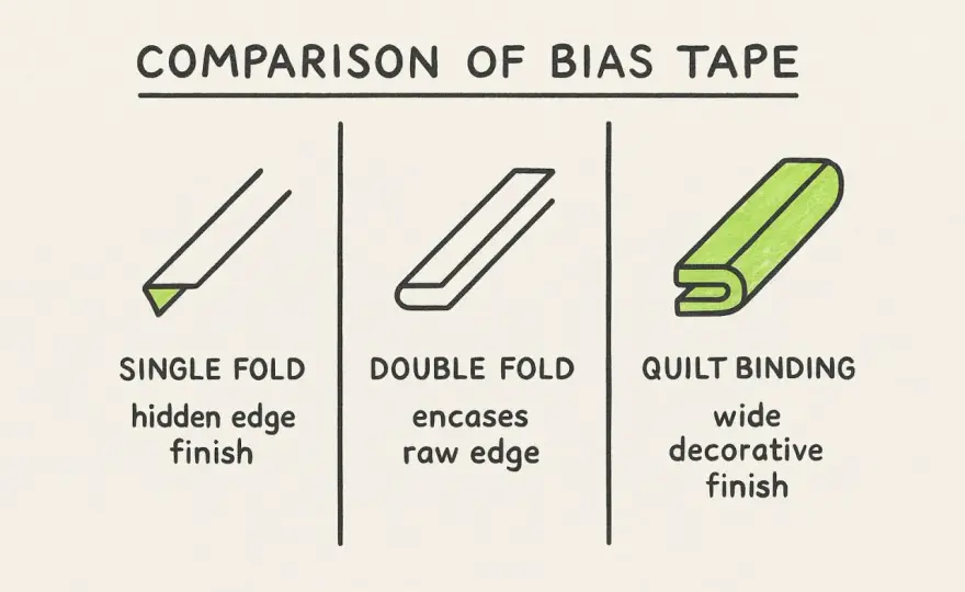 Bias Tape vs Binding - Choose the Right Edge Finish!