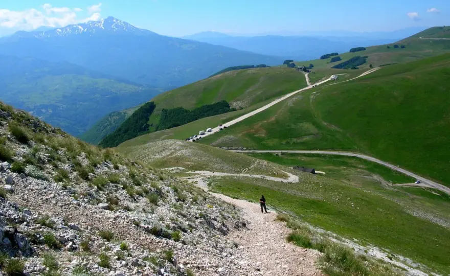 Forca di Presta in moto - Guida completa ai Sibillini