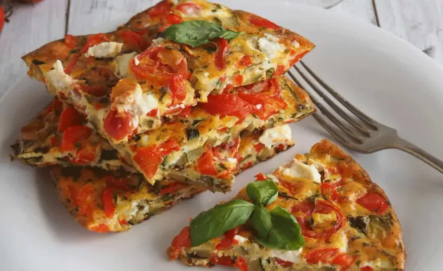 Omelette aux légumes moelleuse - la méthode simple