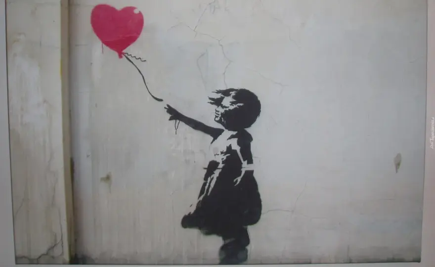 Banksy Dziewczynka z balonikiem - Tajemnice ikony street artu