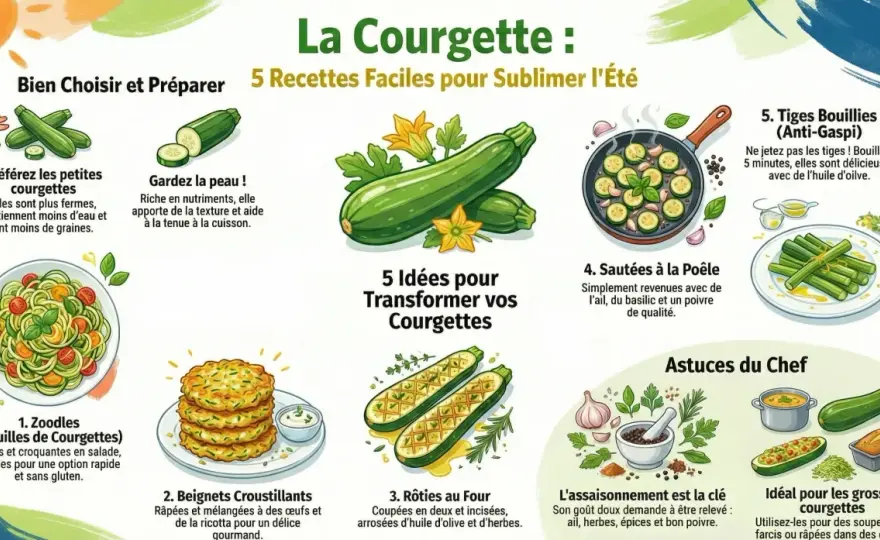 Courgettes crues parfaites - Recettes et astuces pour un délice frais