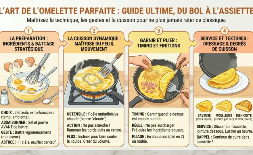 Omelette chinoise moelleuse - la méthode simple pour la réussir