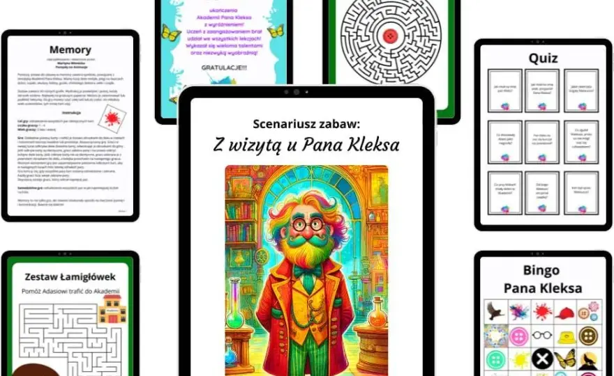 Gra Akademia Pana Kleksa: Magiczna Przygoda dla Fanów Książki