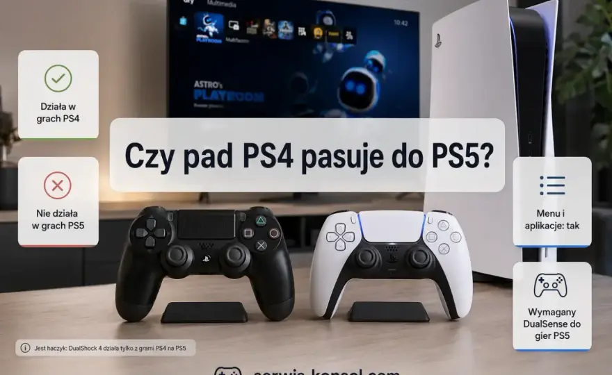 Pad PS4 na PS5 - Czy działa? Pełna kompatybilność i ograniczenia