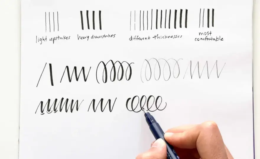 Caligrafía inglesa paso a paso para lograr trazos limpios