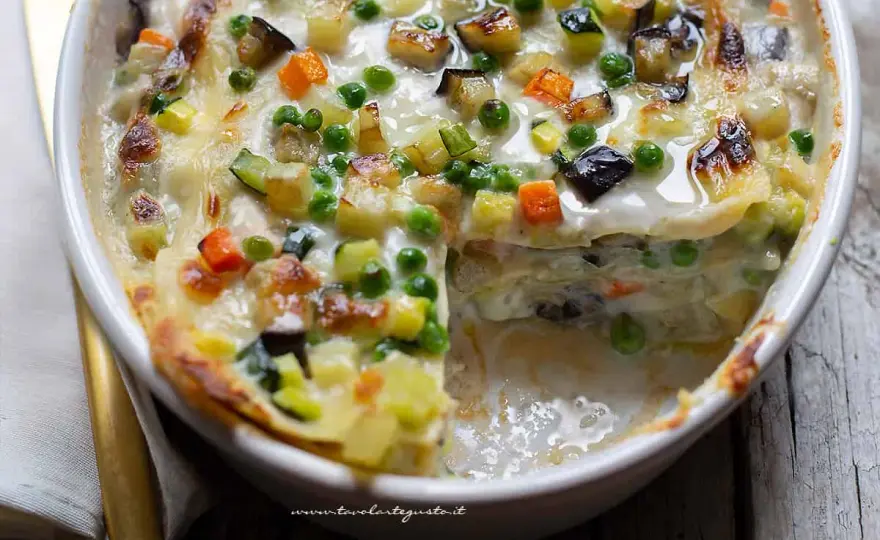 Lasagne alle verdure fatte in casa, morbide e saporite