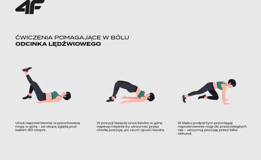Ból w lędźwiach - Ćwiczenia, które naprawdę pomogą!