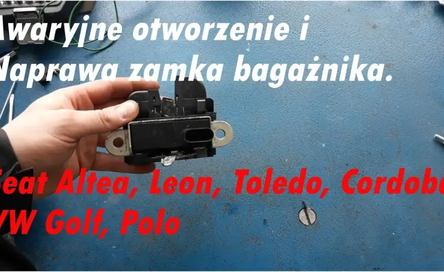 Naprawa zamka bagażnika Golf 4: poradnik, koszty, DIY