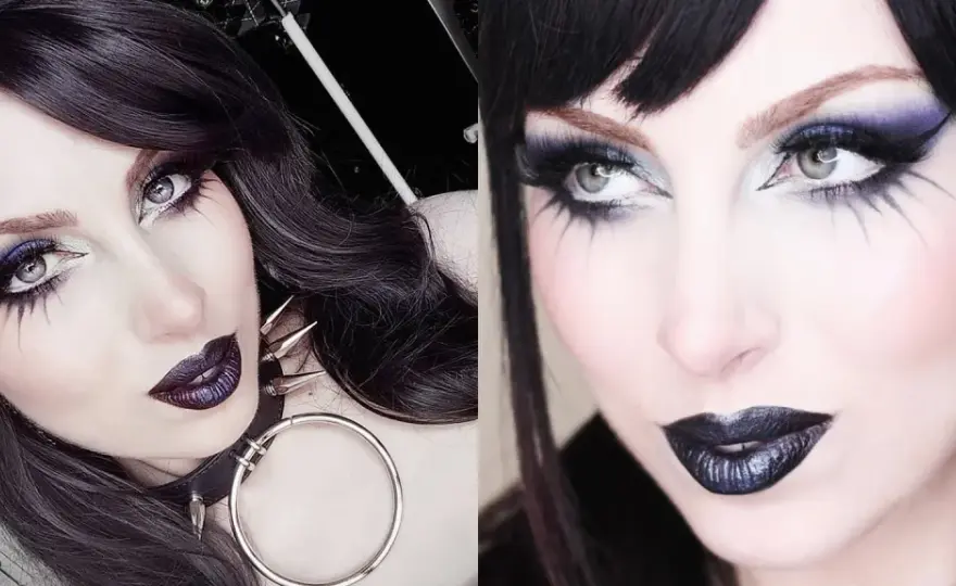 Maquillaje gótico para mujer - cómo hacerlo sin recargarlo
