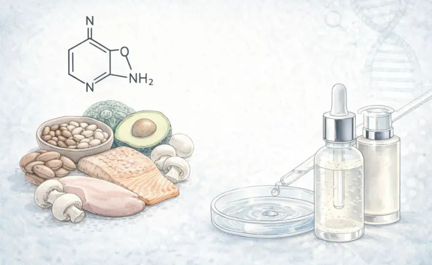 Vitamina B3 - Usos, beneficios y niacinamida en cosmética