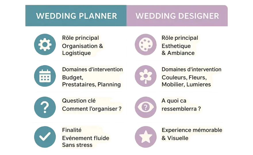 Prix wedding planner - Formules, devis et erreurs à éviter