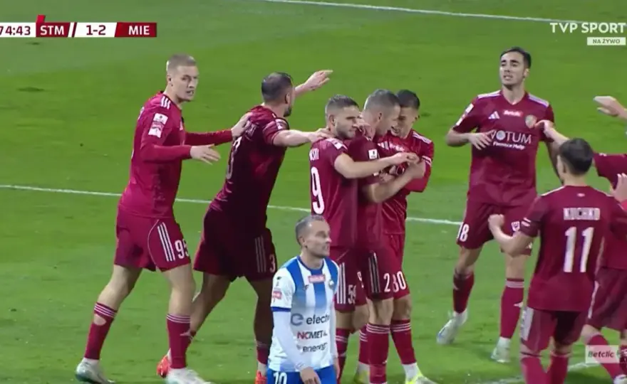 Stal Mielec - Miedź Legnica 1:2 - Jak czerwień zmieniła mecz?