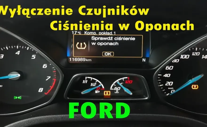Reset TPMS w Fordzie: Wyłącz kontrolkę i rozwiąż problem krok po kroku