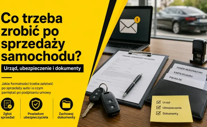 Jak sprzedać auto bez chaosu? Umowa i formalności krok po kroku