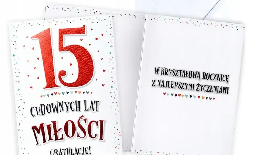 Kryształowe Gody: Jak świętować 15. rocznicę ślubu?