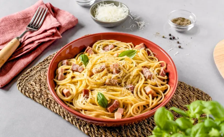 Carbonara italiana auténtica - Sin nata, cremosa y perfecta
