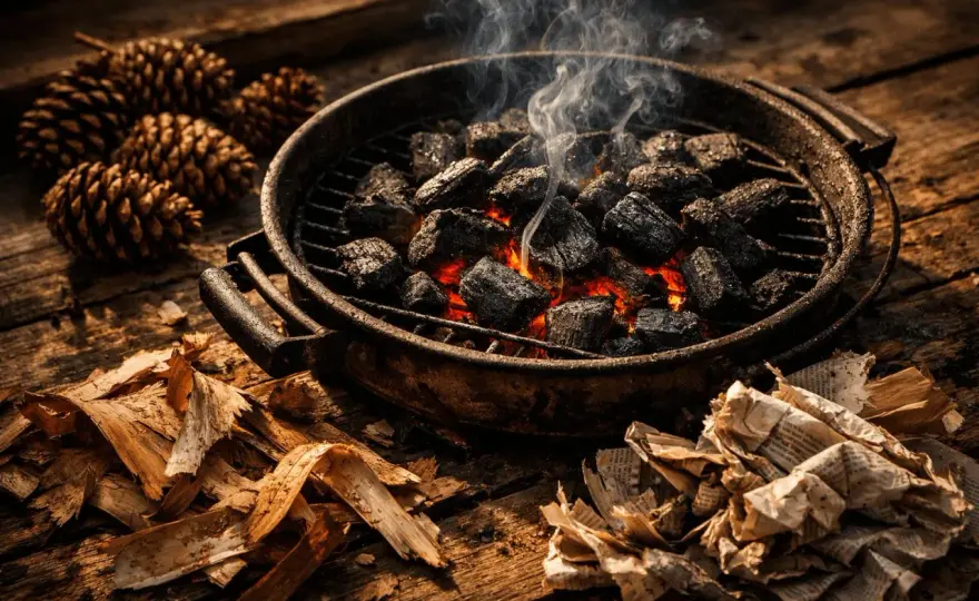 Jak rozpalić grill węglowy - Sposób na idealny żar bez posmaku chemii