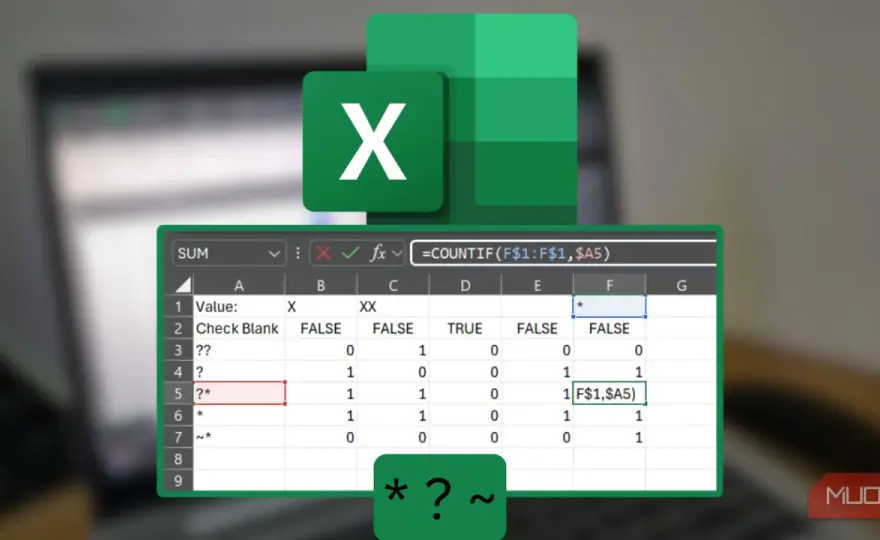 Caratteri speciali in Excel - simboli, jolly e spazi invisibili