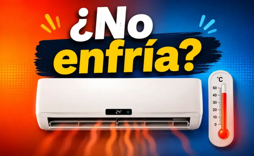 ¿Aire acondicionado no enfría? Revisa esto antes de llamar al técnico