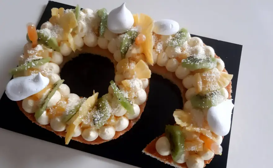 Number Cake Fruits d'Hiver - Le secret d'un décor net