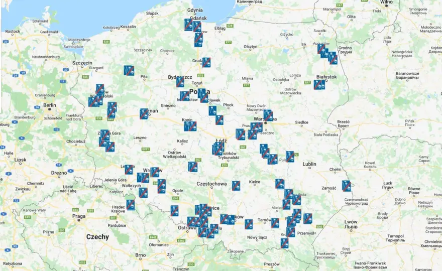 Odcinkowy pomiar prędkości - Gdzie są kamery? Sprawdź aktualną mapę