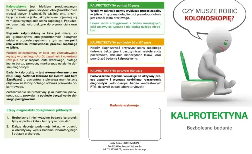 Kalprotektyna w kale - Jak interpretować wyniki?