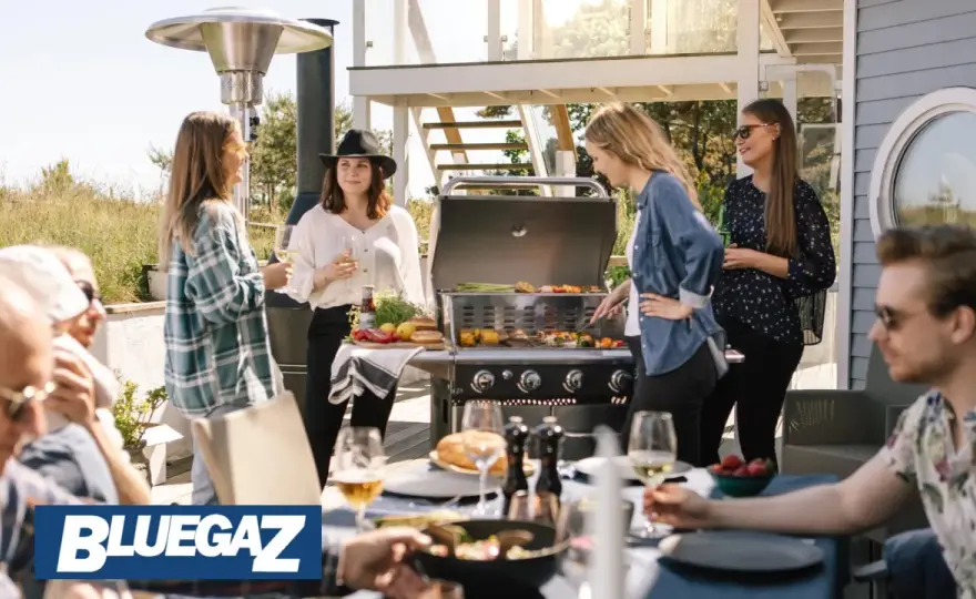 Bluegaz Z1 gasolgrill - stor yta och bra kontroll