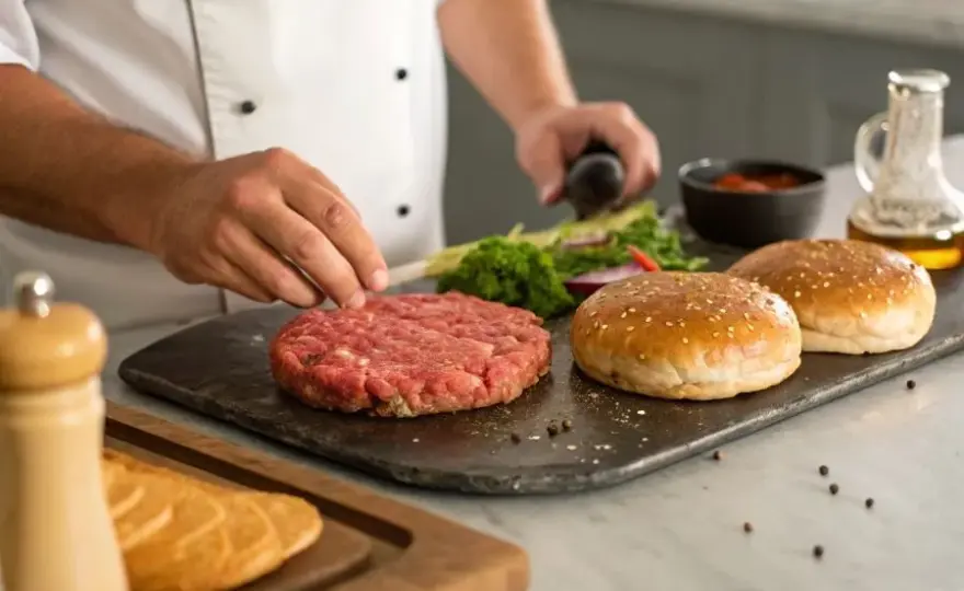 Jak doprawić mięso na burgera? Sekret soczystego kotleta