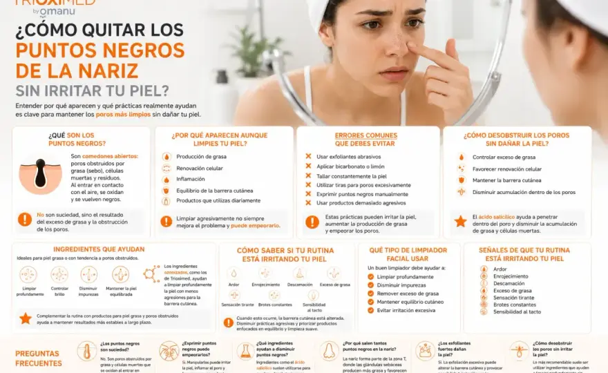 Quitar puntos negros: la rutina que funciona sin irritar