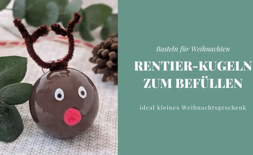 Weihnachtskugeln mit Kindern basteln - einfache Ideen, die wirken