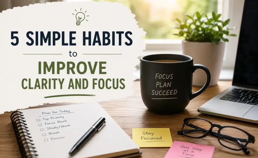 Organize Your Mind - 5 Habits for Clarity & Focus