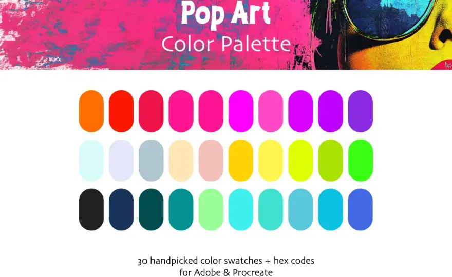Couleurs Pop Art - Maîtrisez la palette sans faux pas