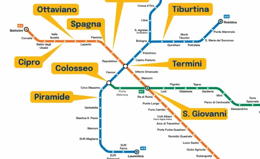 A che ora apre la metro a Roma? Orari e differenze tra le linee
