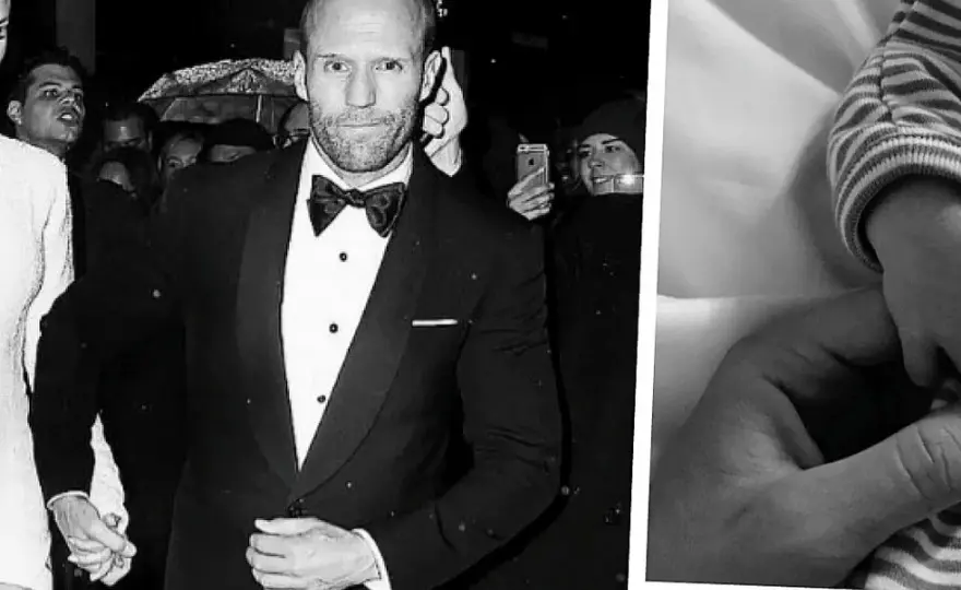 Jason Statham z dzieckiem: Hollywoodzki twardziel jako czuły ojciec