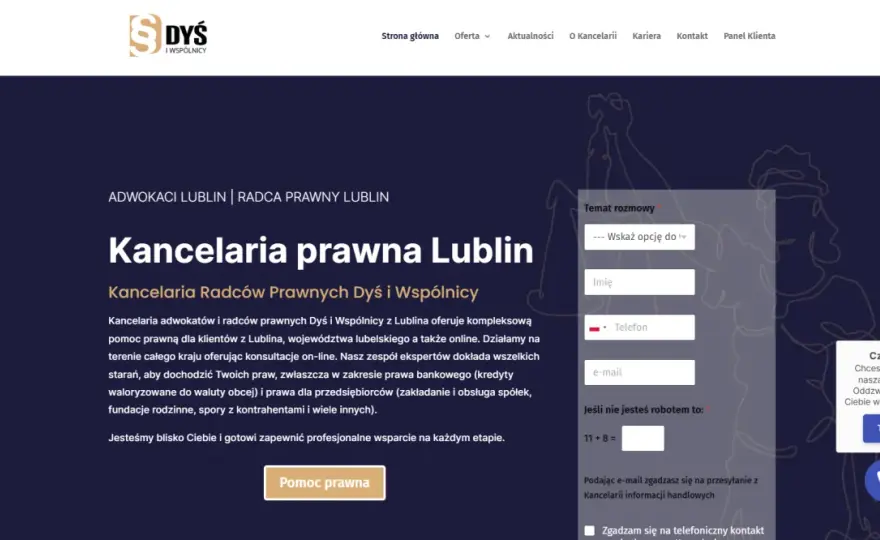 Kancelarie adwokackie i radców prawnych w Lublinie - ranking