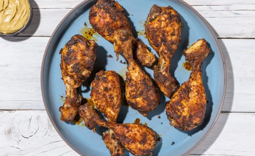 Fusi di pollo in friggitrice ad aria - croccanti e succosi