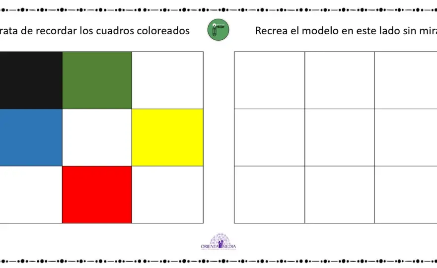 Memoria visoespacial - ejercicios, atención y señales de alerta