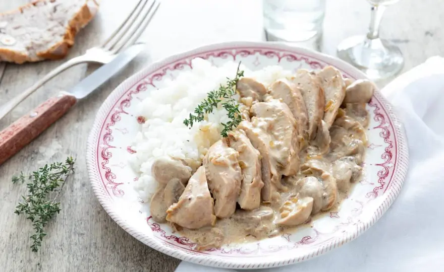 Filet de poulet à la crème et champignons - Recette parfaite