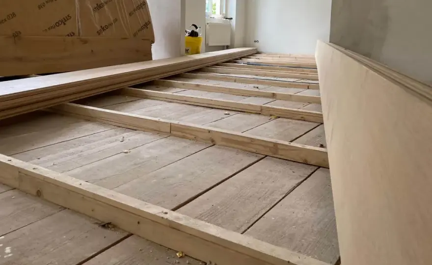 Boden ausgleichen ohne Ausgleichsmasse - so wählen Sie den Aufbau