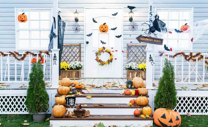 Decorar puertas de aula en Halloween - Ideas fáciles y baratas