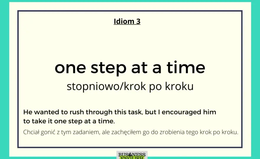 Angielskie idiomy - unikaj wpadek! Mów naturalnie w pracy.