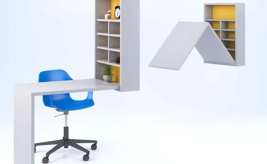 Muebles para manualidades que sí funcionan en espacios pequeños