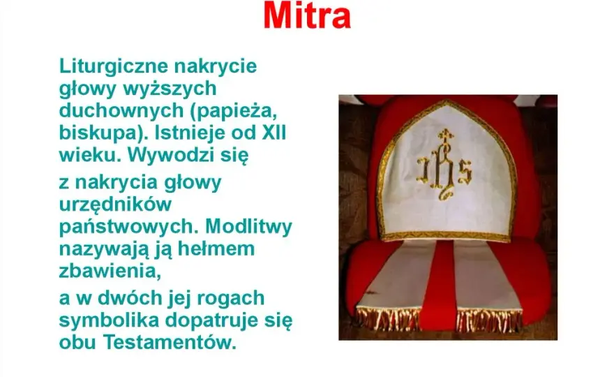 Co biskup nosi na głowie? Mitra, piuska i symbolika stroju liturgicznego