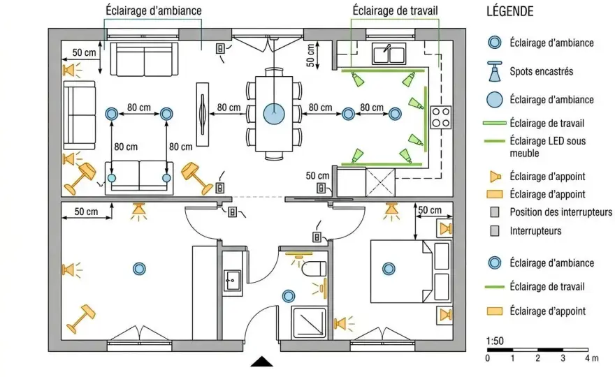 Calculer les lumens par pièce - Guide d'éclairage optimal