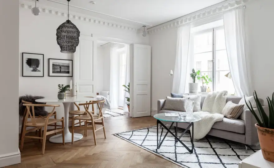Matbord i vardagsrum - så får du form och funktion att fungera
