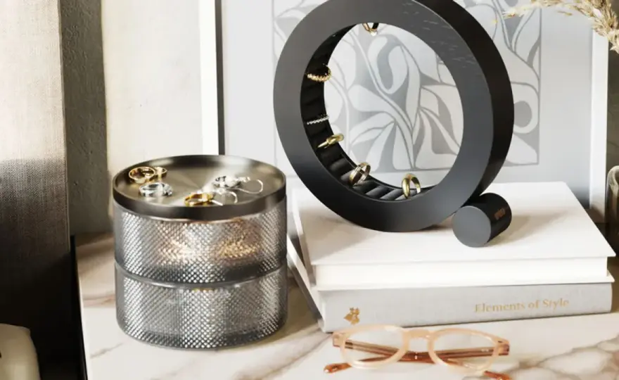 Joyero vertical para ordenar joyas sin perder espacio
