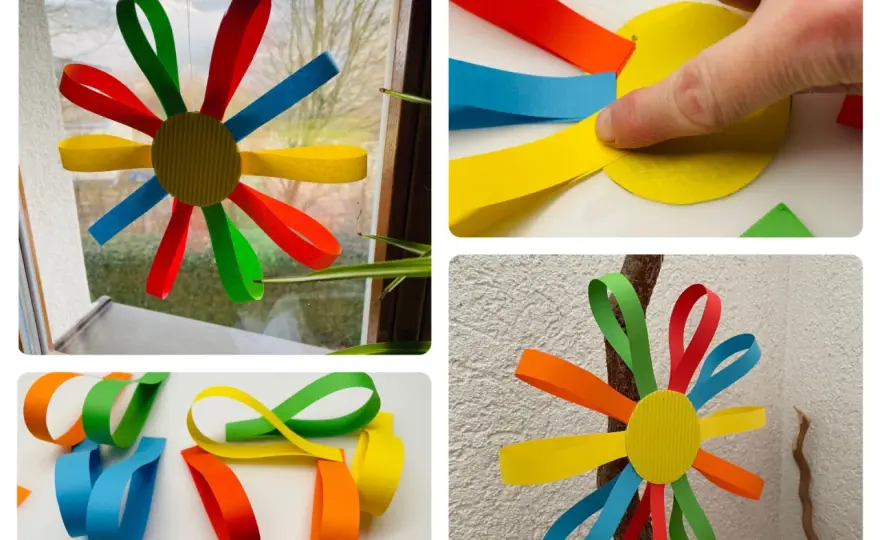 Papierblumen basteln mit Kindern - Einfache Ideen & Tipps
