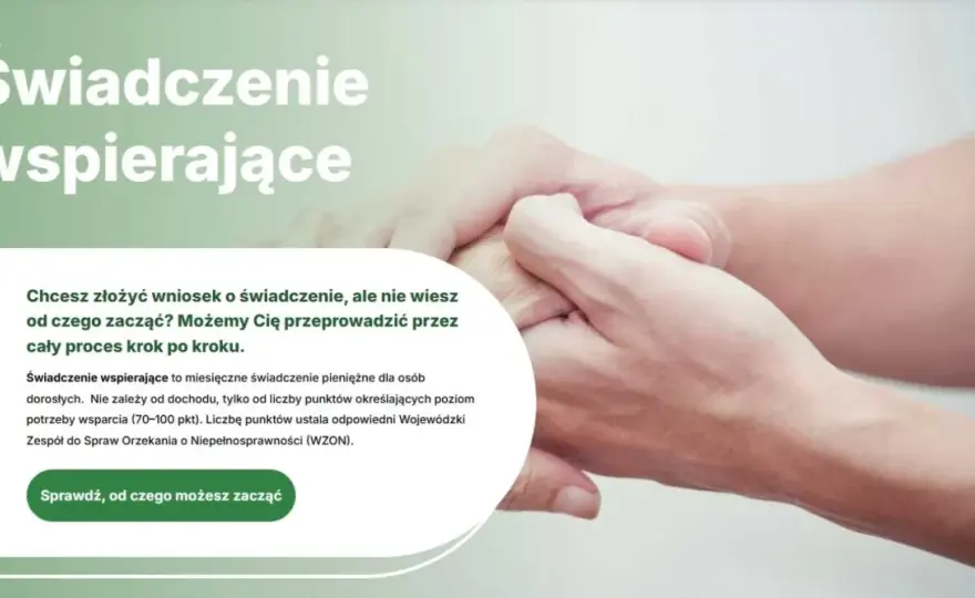 Wniosek o świadczenie wspierające - ZUS bez poprawek