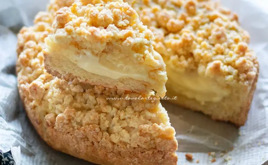Sbriciolata alla crema - La ricetta perfetta che non cola
