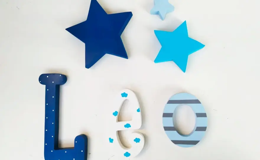 Letras decorativas para habitaciones infantiles - ideas que funcionan